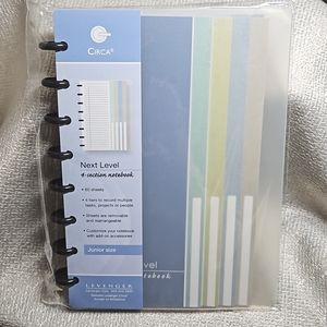 Levenger Circa Next Level 4-Section Notebook - Junior - 60 pages - NEW!